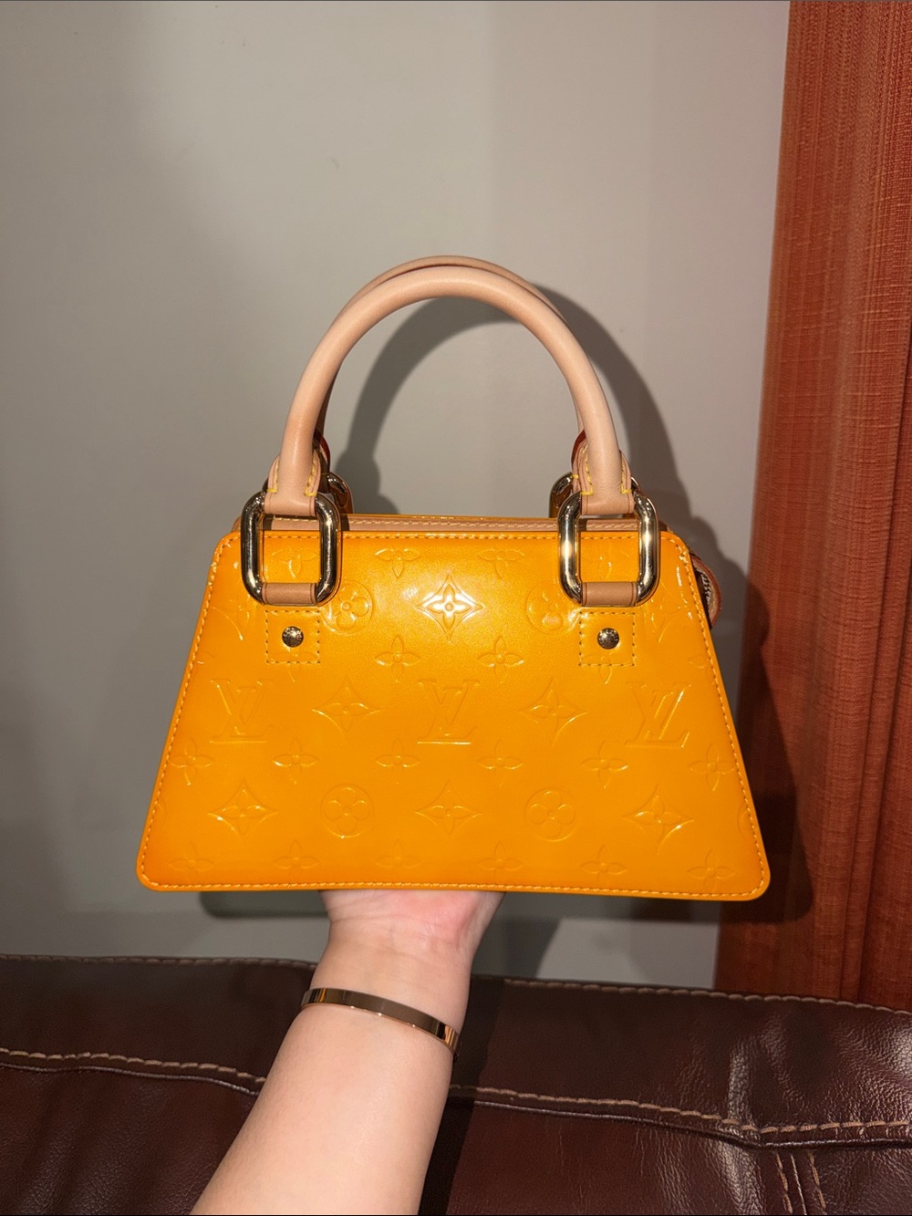 ‼️Authentic Louis Vuitton Mini Vernis Forsythe Satchel Bag